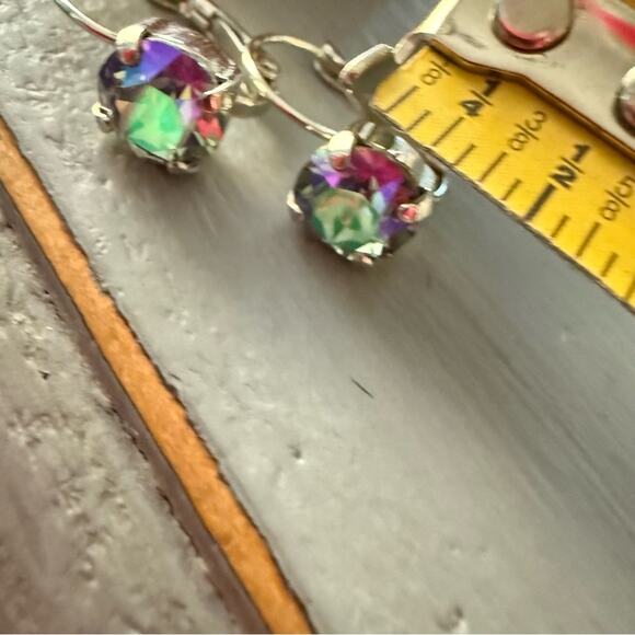 Sabika LIKE Silver Tone Dangle Earrings - Picture 2 of 8